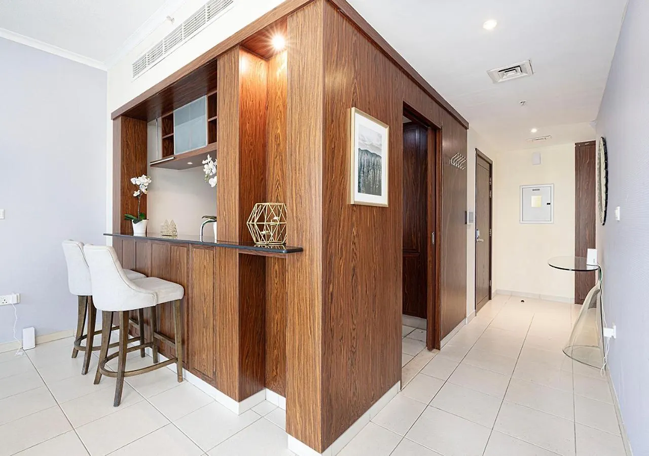 公寓 Stunning 2 Bedroom Burj Khalifa Fountain Views 迪拜