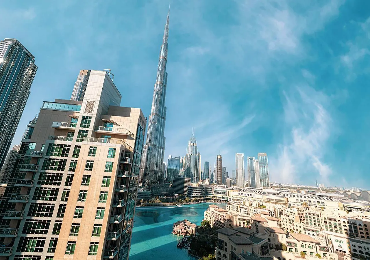 Stunning 2 Bedroom Burj Khalifa Fountain Views 迪拜 0*,
